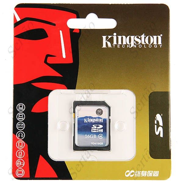 Cartão de Memória Kingston 16GB