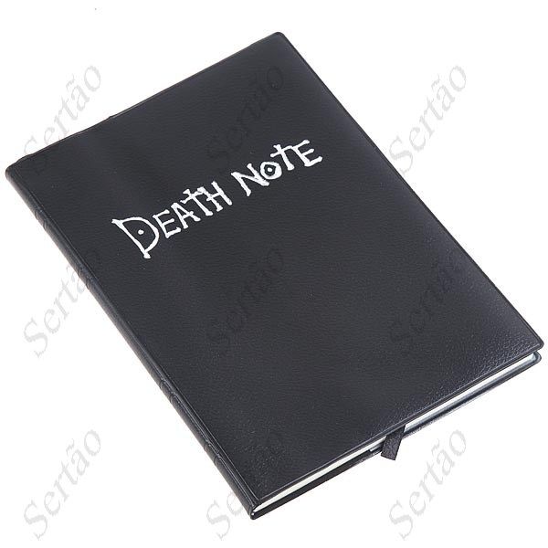 Caderno Death Note Com Caneta Pena