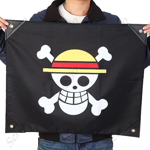 One Piece Bandeira De Pirata Sertao Animes