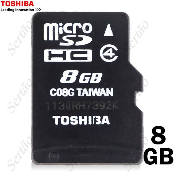 Cartão de Memória TOSHIBA 8GB