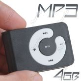 MP3 Clipe - Preto + Cartão 4GB