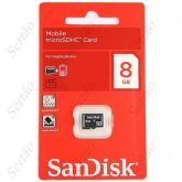 Cartão de Memória Sandisk 8GB